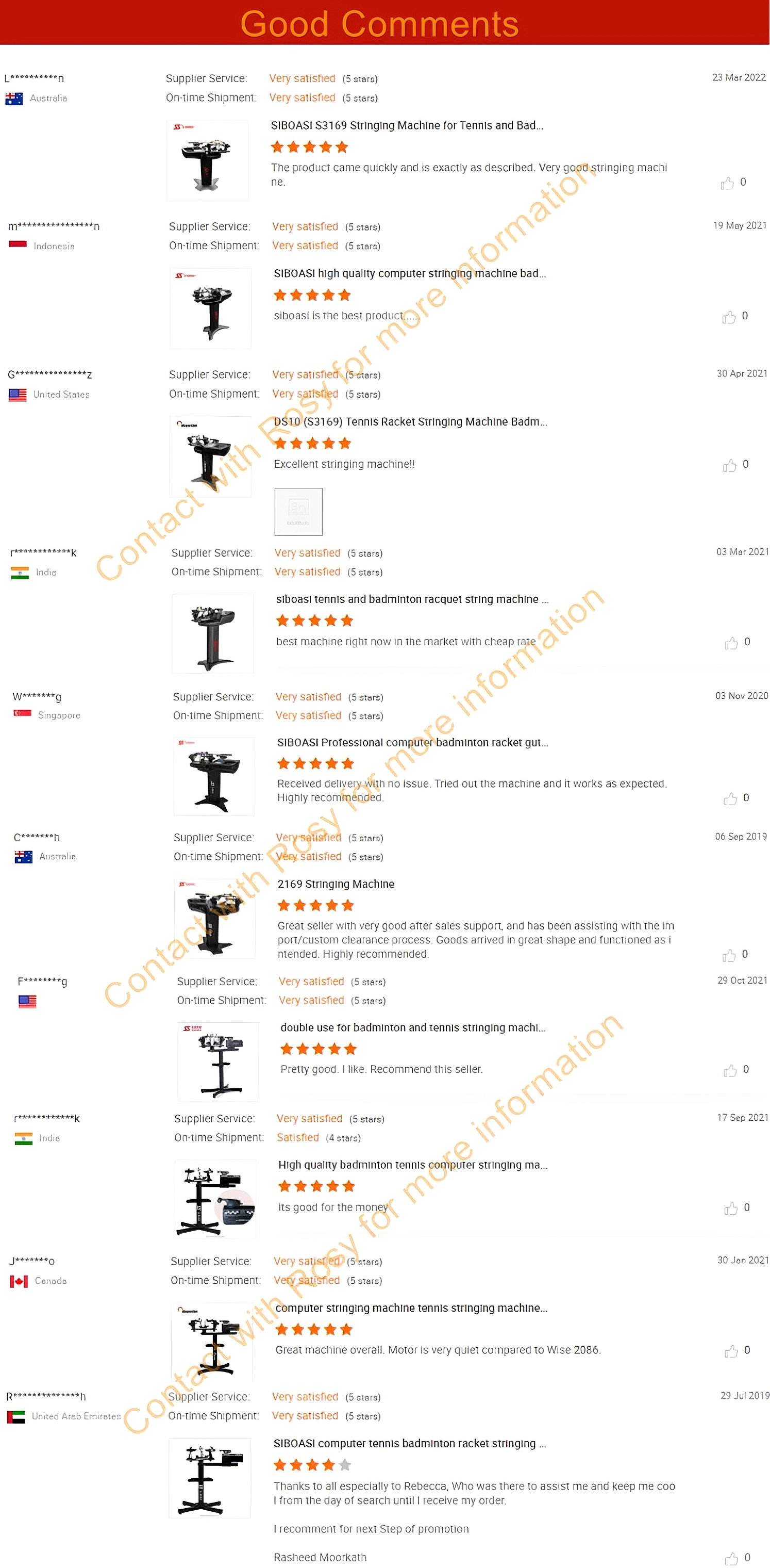 restringing machine reviews