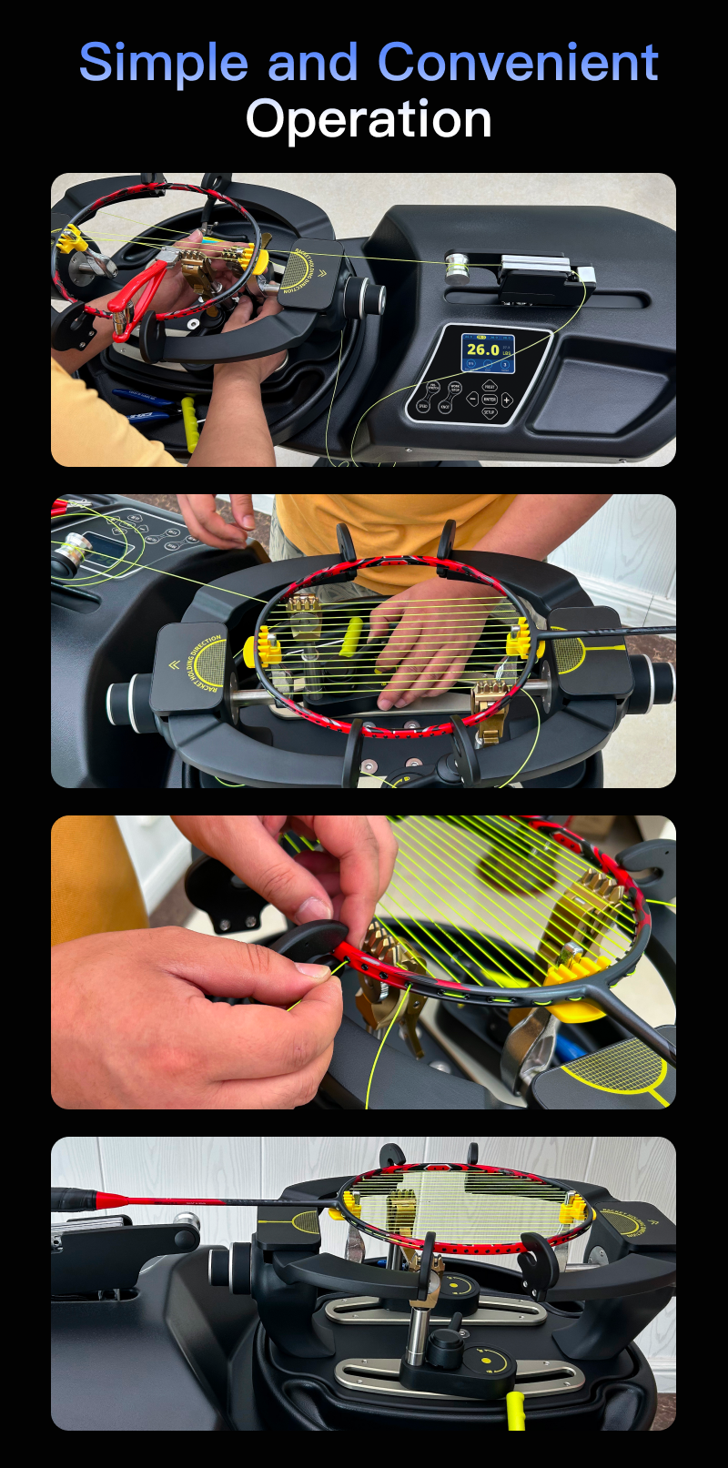 stringer racket machine 05